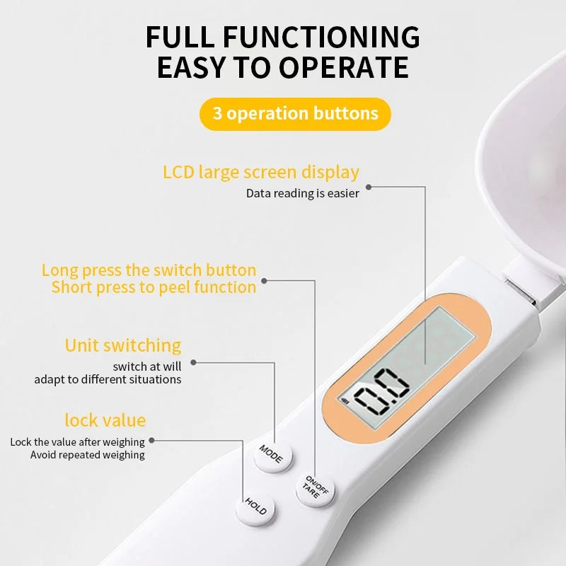 WeighPro™ Digital Spoon Scale – Perfect Precision Every Time