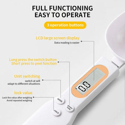 WeighPro™ Digital Spoon Scale – Perfect Precision Every Time