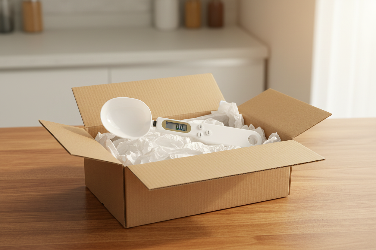 Digital Spoon Scale - Cardboard Packaging