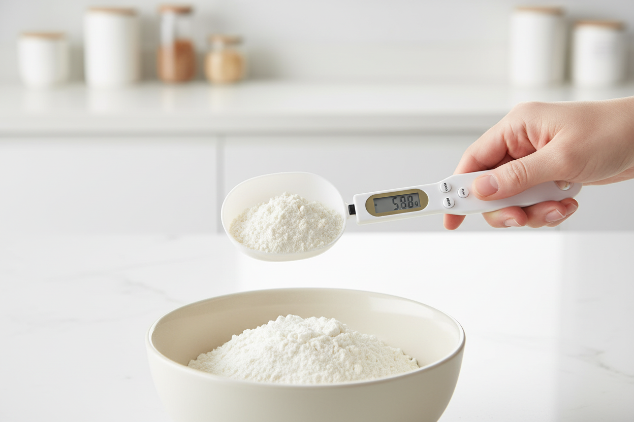 Digital Spoon Scale - In Use