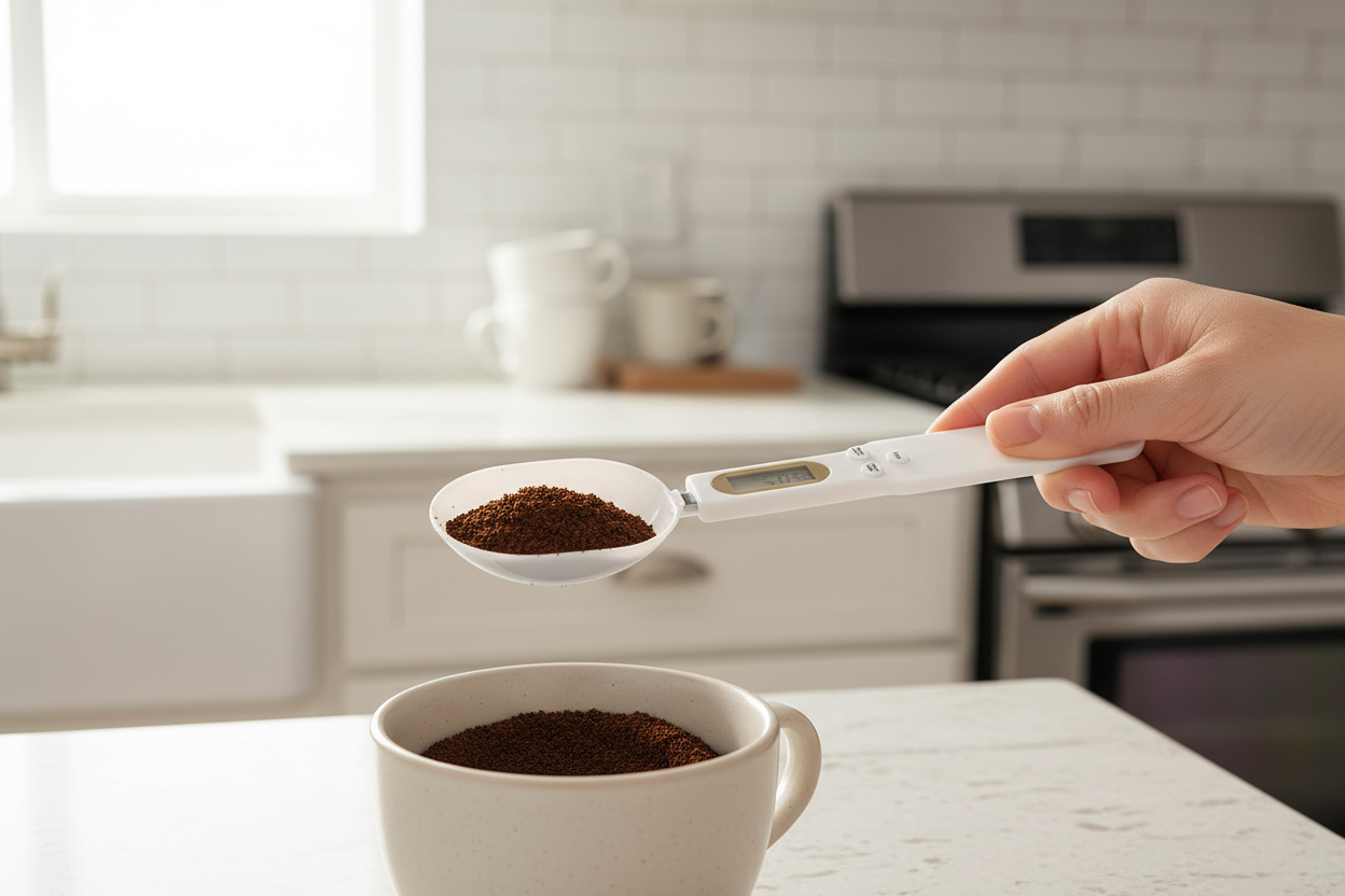 Digital Spoon Scale - In Use